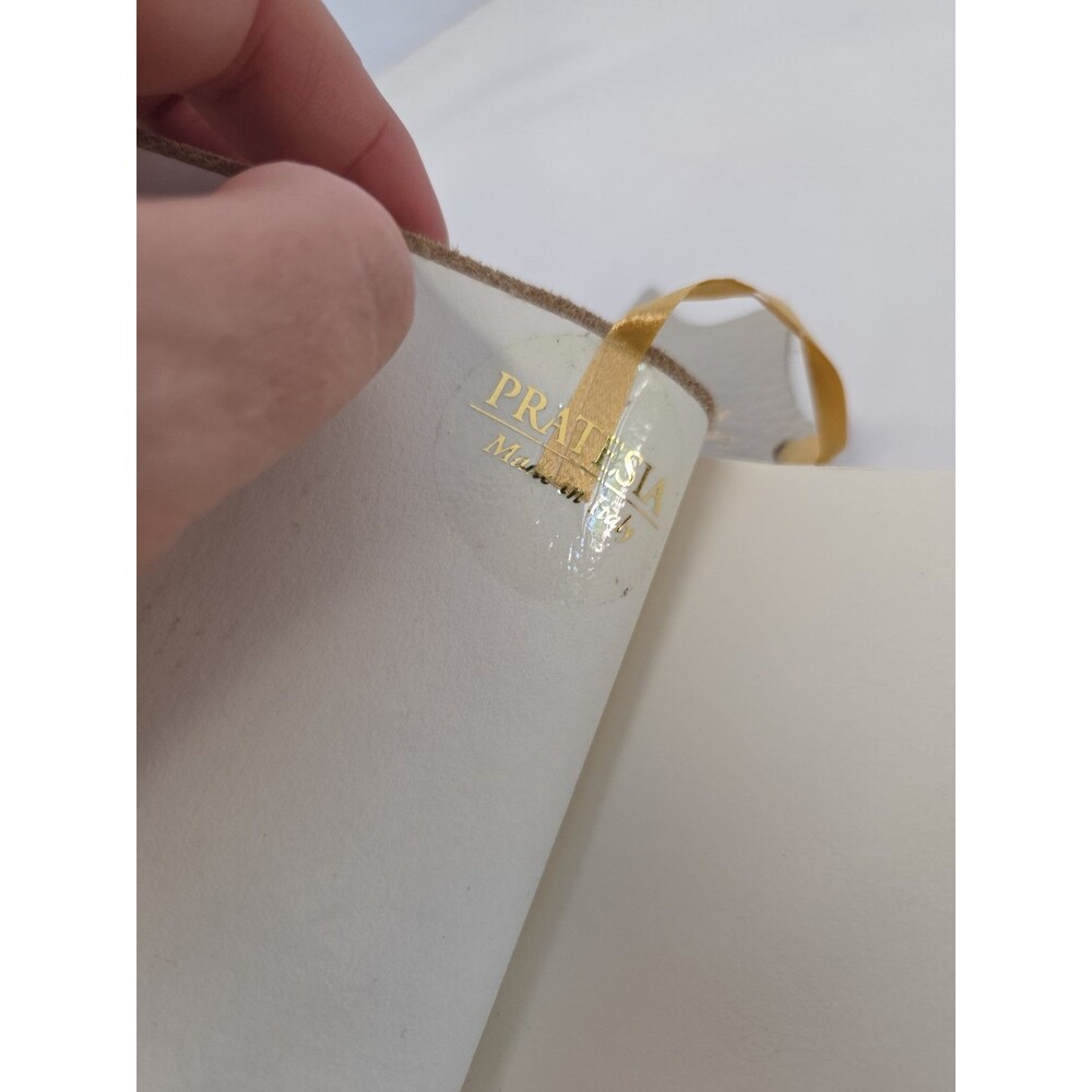 A5 Pratesia Florence Genuine Leather Notebook Journal 8.5"x5.75" Made in Italy - Picture 8 of 12